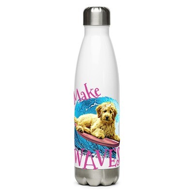 WAVES Goldendoodle Stainless steel water bottle