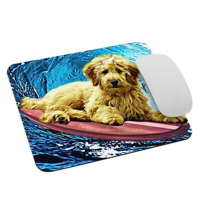 WAVES Goldendoodle Mouse pad