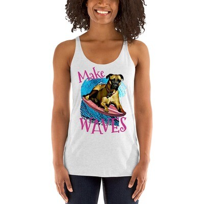 WAVES Mastiff Women&#39;s Racerback Tank
