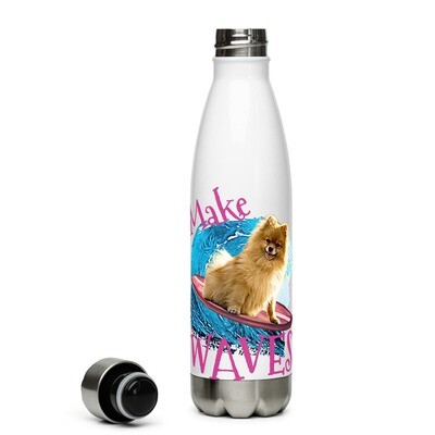 WAVES Pomeranian Stainless steel water bottle