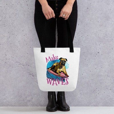 WAVES Mastiff Tote bag