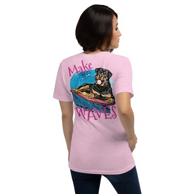WAVES Rottweiler Unisex t-shirt