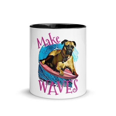 WAVES Mastiff Mug with Color Inside