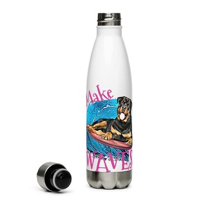 WAVES Rottweiler Stainless steel water bottle