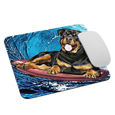 WAVES Rottweiler Mouse pad