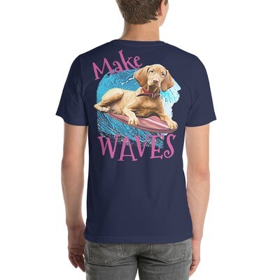 WAVES Vizsla Unisex t-shirt