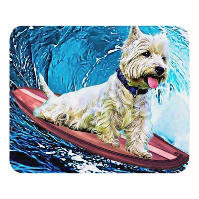 WAVES Westie Mouse pad