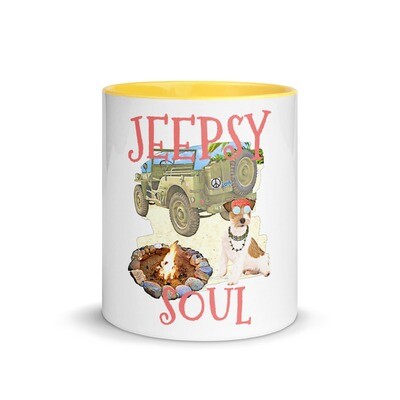 SOUL Jack Russell Mug with Color Inside