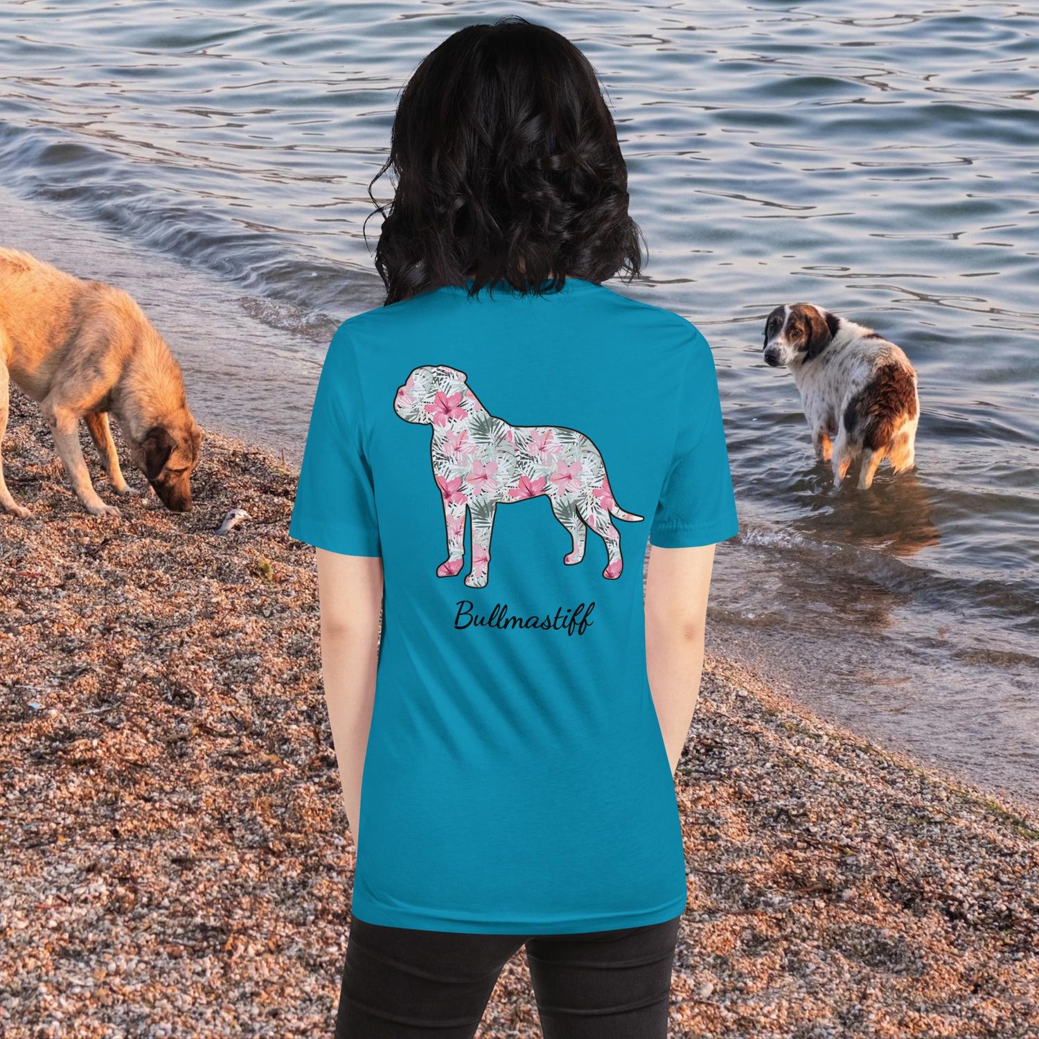Bullmastiff Mom Tropical TShirt