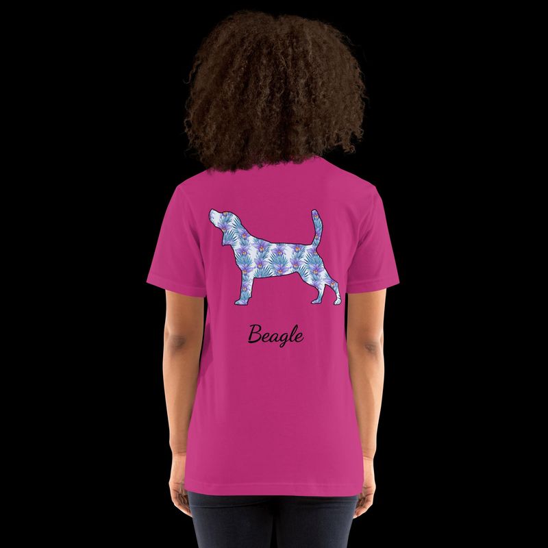 Beagle Mom Tropical t-shirt