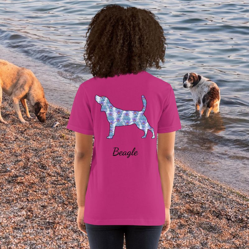 Beagle Mom Tropical TShirt