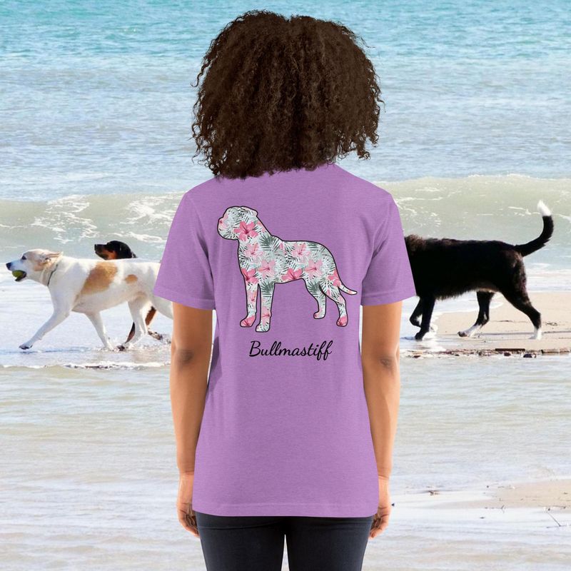 Bullmastiff Mom Tropical TShirt