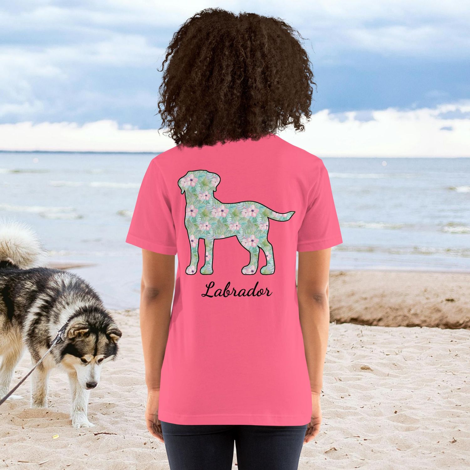 Labrador Mom Tropical Tshirt