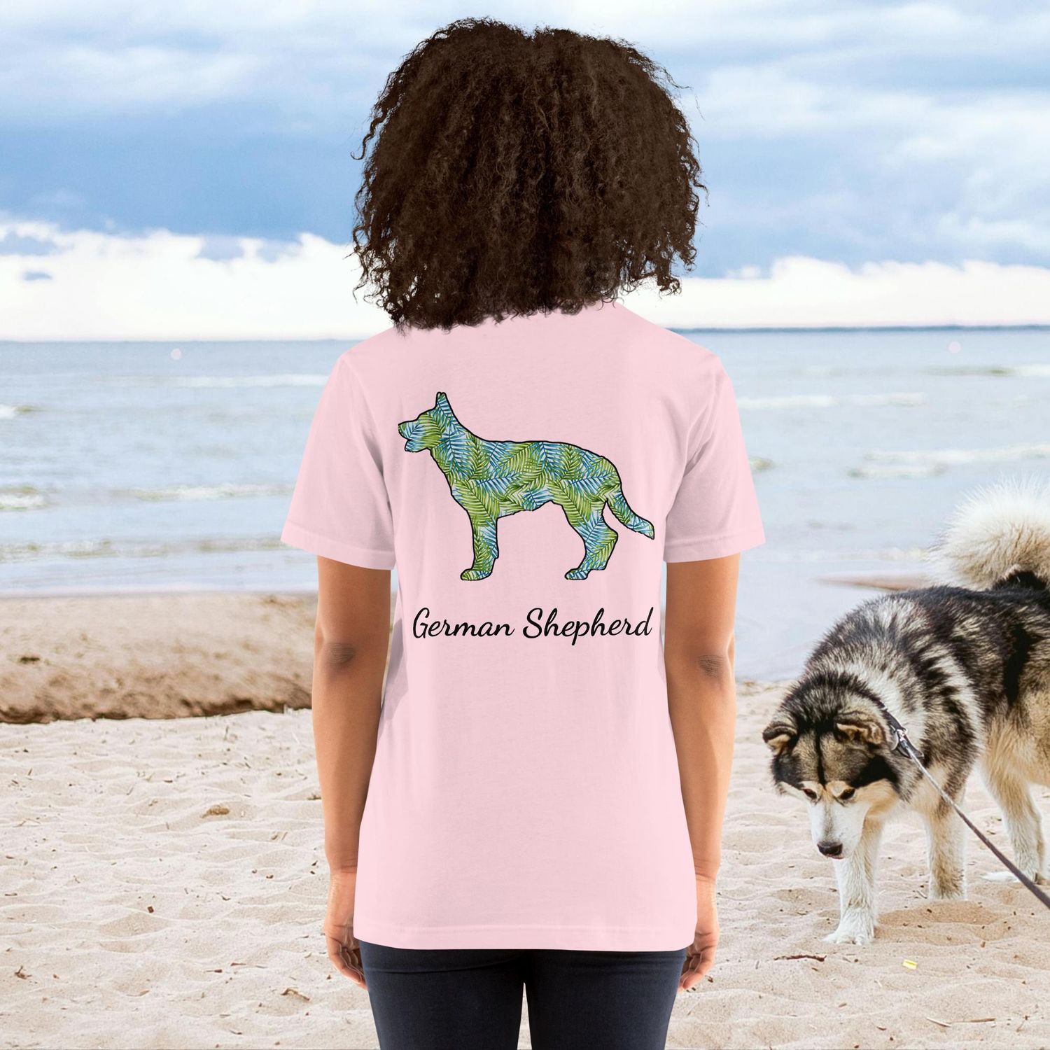 Shepherd Mom Tropical Tshirt