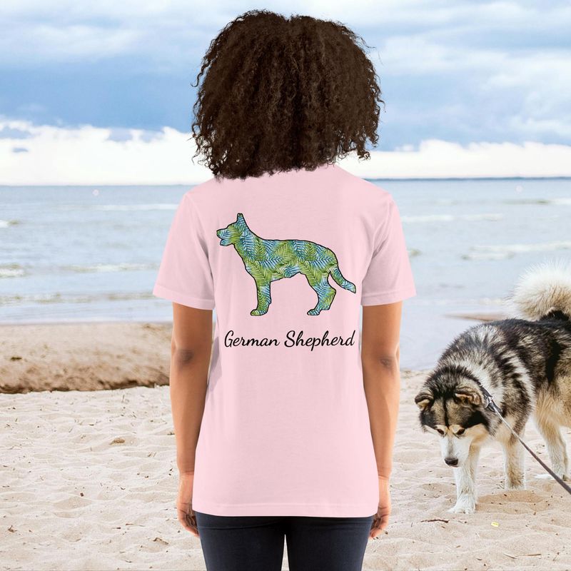 Shepherd Mom Tropical Tshirt