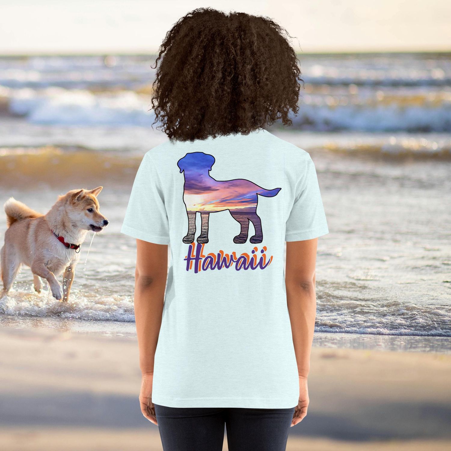 Hawaii Purple Unisex t-shirt