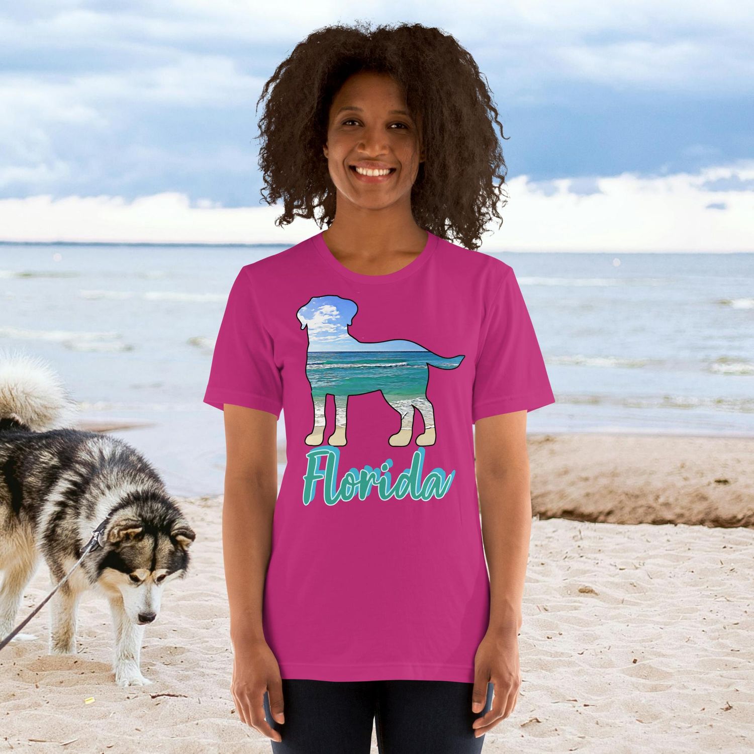Florida Teal Front Only Unisex t-shirt