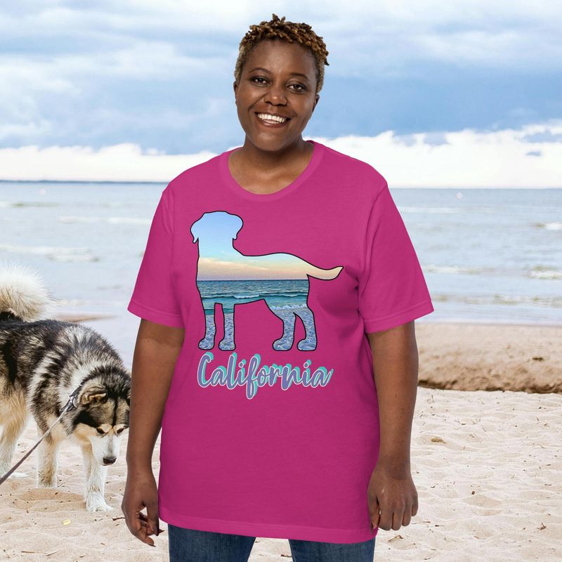 California Teal Front Only Unisex t-shirt