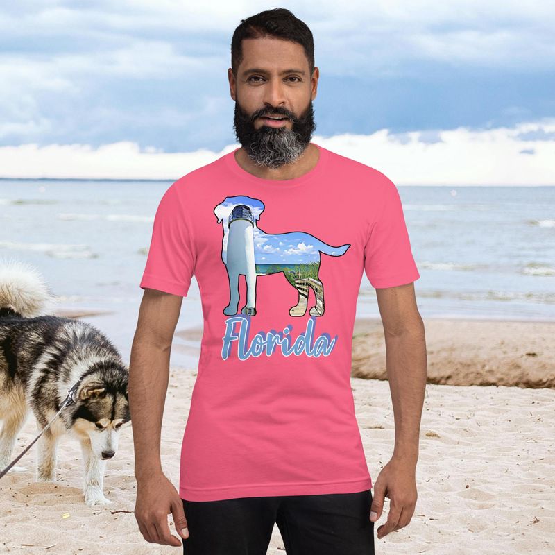 Florida Blue Front Only Unisex t-shirt