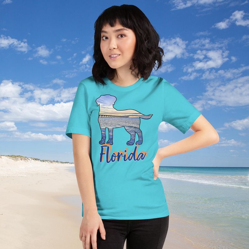 Florida Orange Front Only Unisex t-shirt