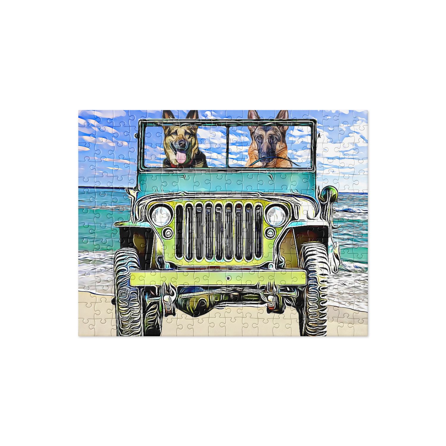 BEACH Shepherds Jigsaw puzzle (252 Pieces)