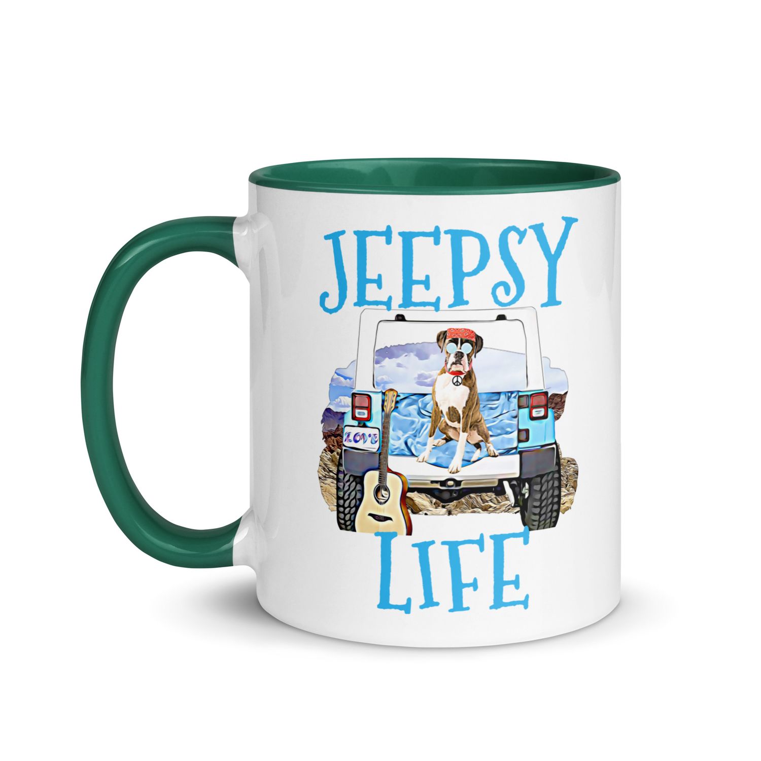 JEEPSY Boxer Mug with Color Inside