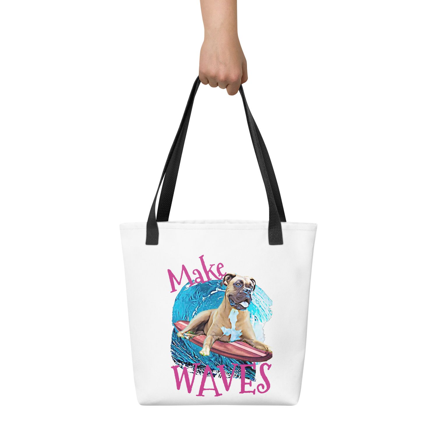 WAVES Boxer Tote bag
