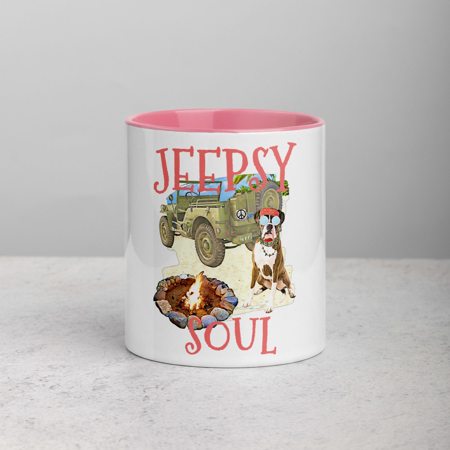 Soul Boxer Mug with Color Inside