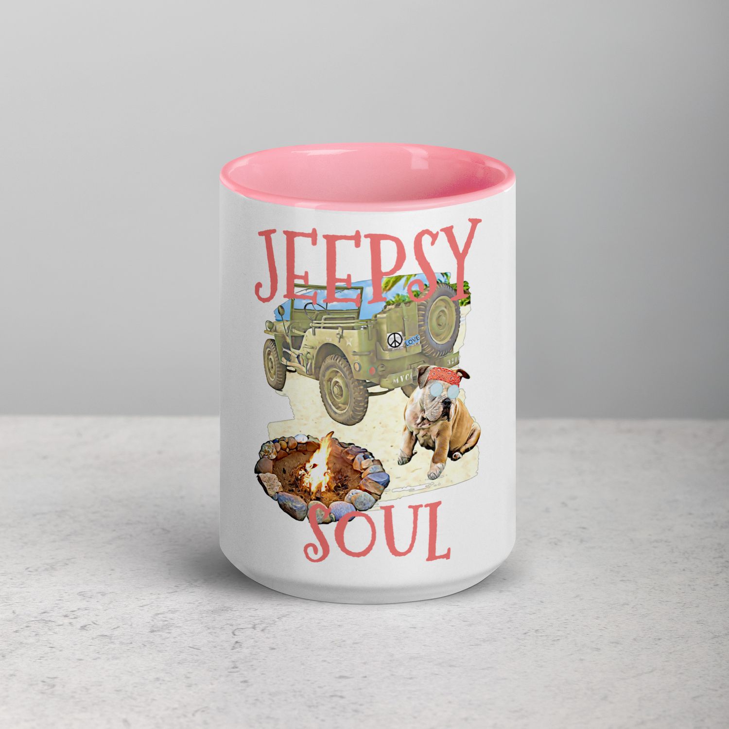 SOUL Bulldog Mug with Color Inside