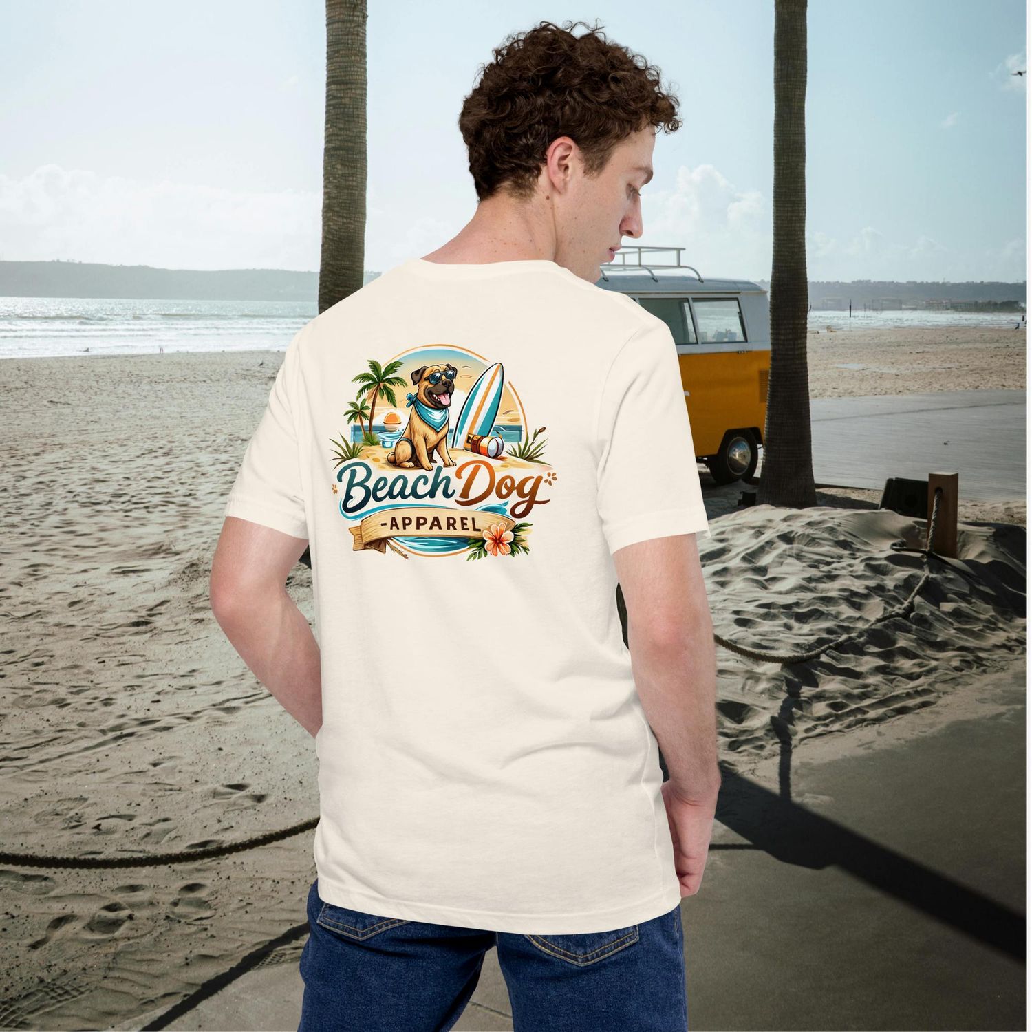 Beach Dog Apparel Unisex t-shirt
