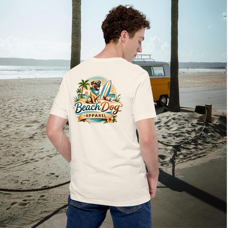 Beach Dog (Mastiff) t-shirt
