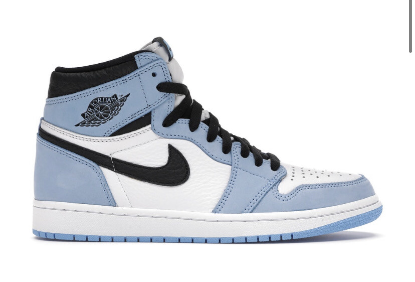 Jordan 1 Retro High White University Blue Black