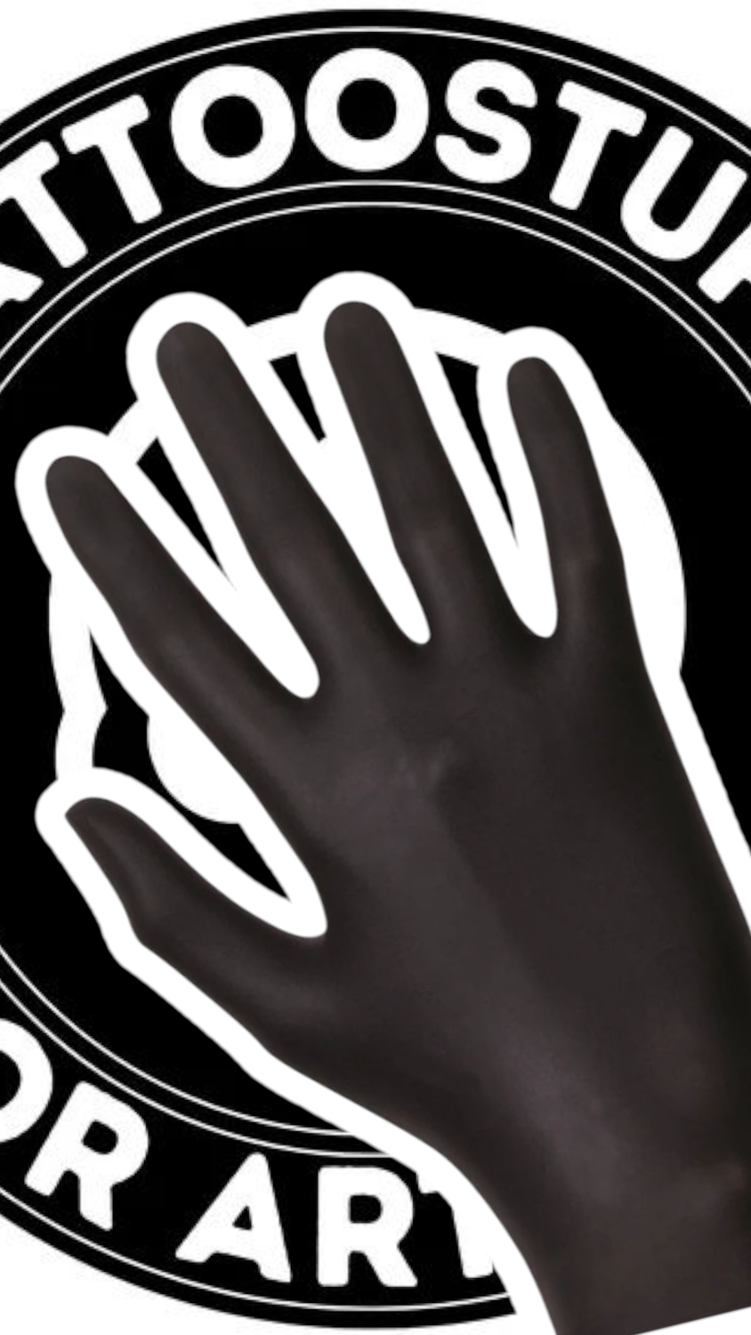 100 BLACK LATEX UNIGLOVES EINMALHANDSCHUHE &quot;M&quot;