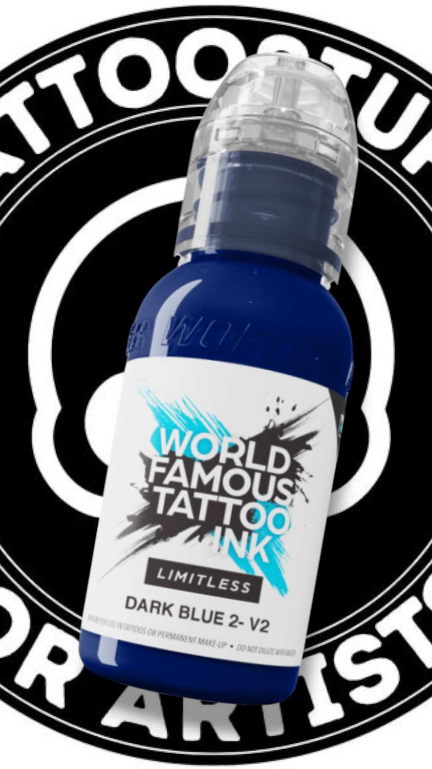 WORLD FAMOUS INK &quot;DARK BLUE 2 V2&quot; 30ML