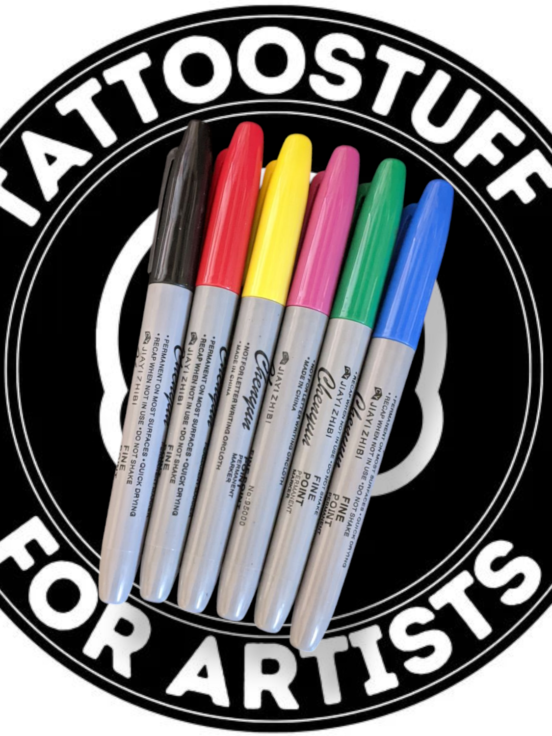 6 BUNTE HAUTSTIFTE