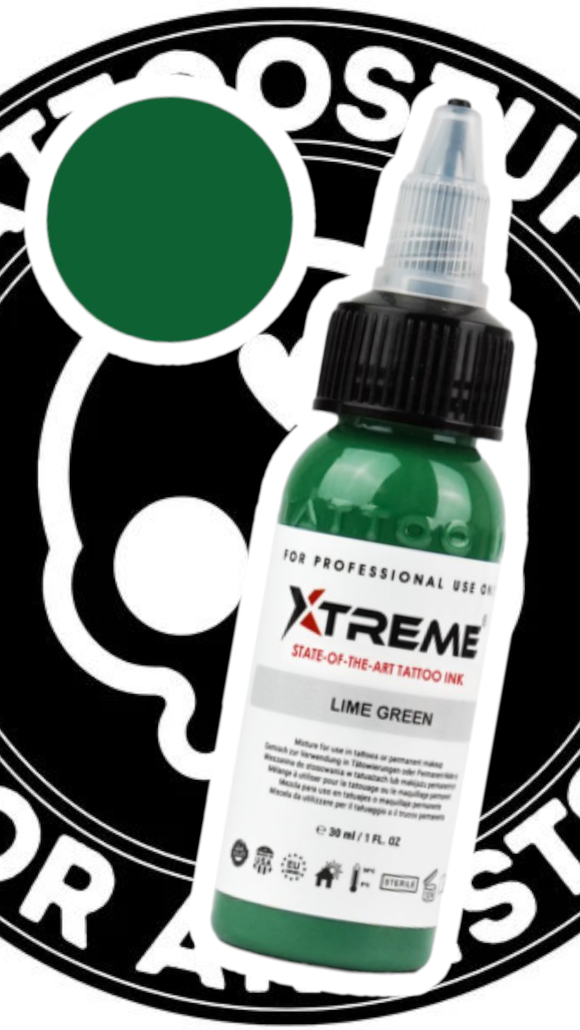XTREME INK &quot;LIME GREEN&quot; 30ML
