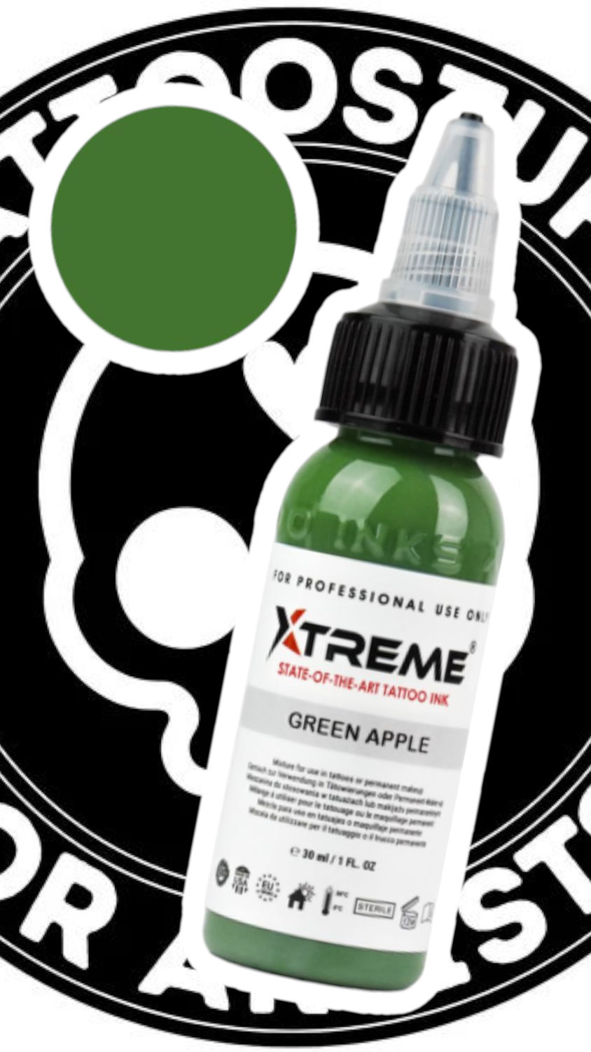 XTREME INK &quot;GREEN APPLE&quot; 30ML