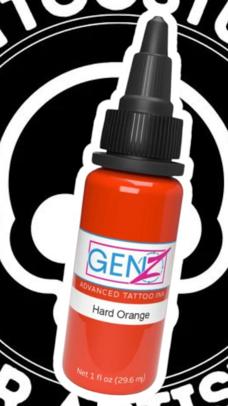 INTENZE INK &quot;HARD ORANGE&quot; 30ML