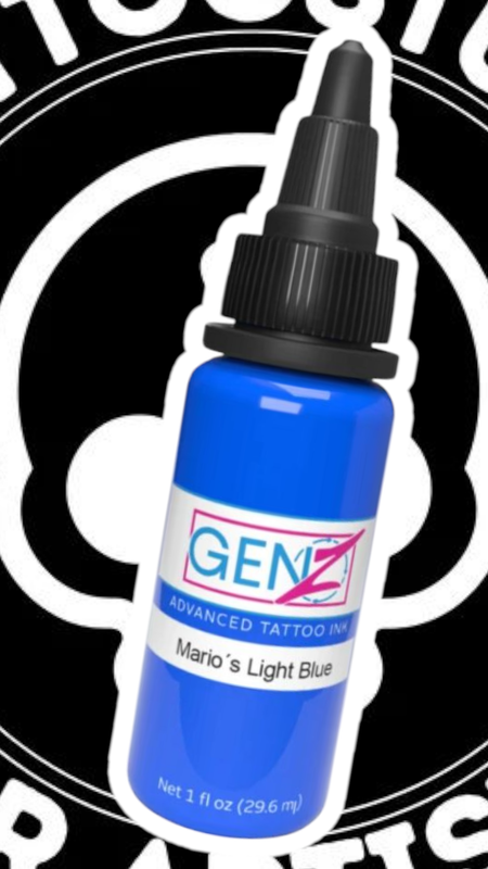 INTENZE INK &quot;MARIO&#39;S LIGHT BLUE&quot; 30ML