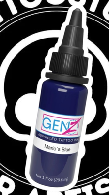 INTENZE INK "MARIO'S BLUE" 30ML