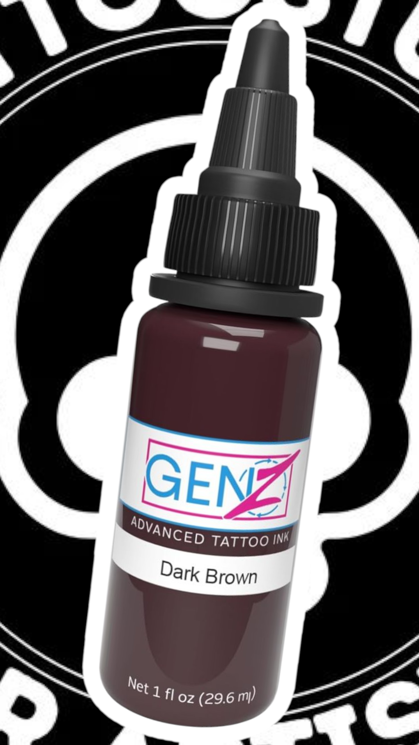 INTENZE INK &quot;DARK BROWN&quot; 30ML