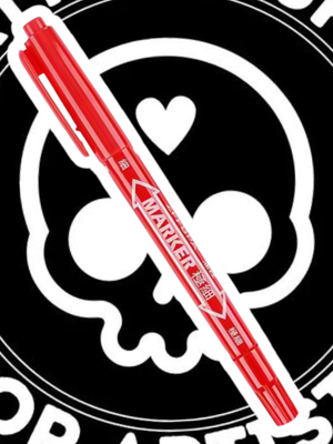 HAUTSTIFT "RED" 2 SEITEN