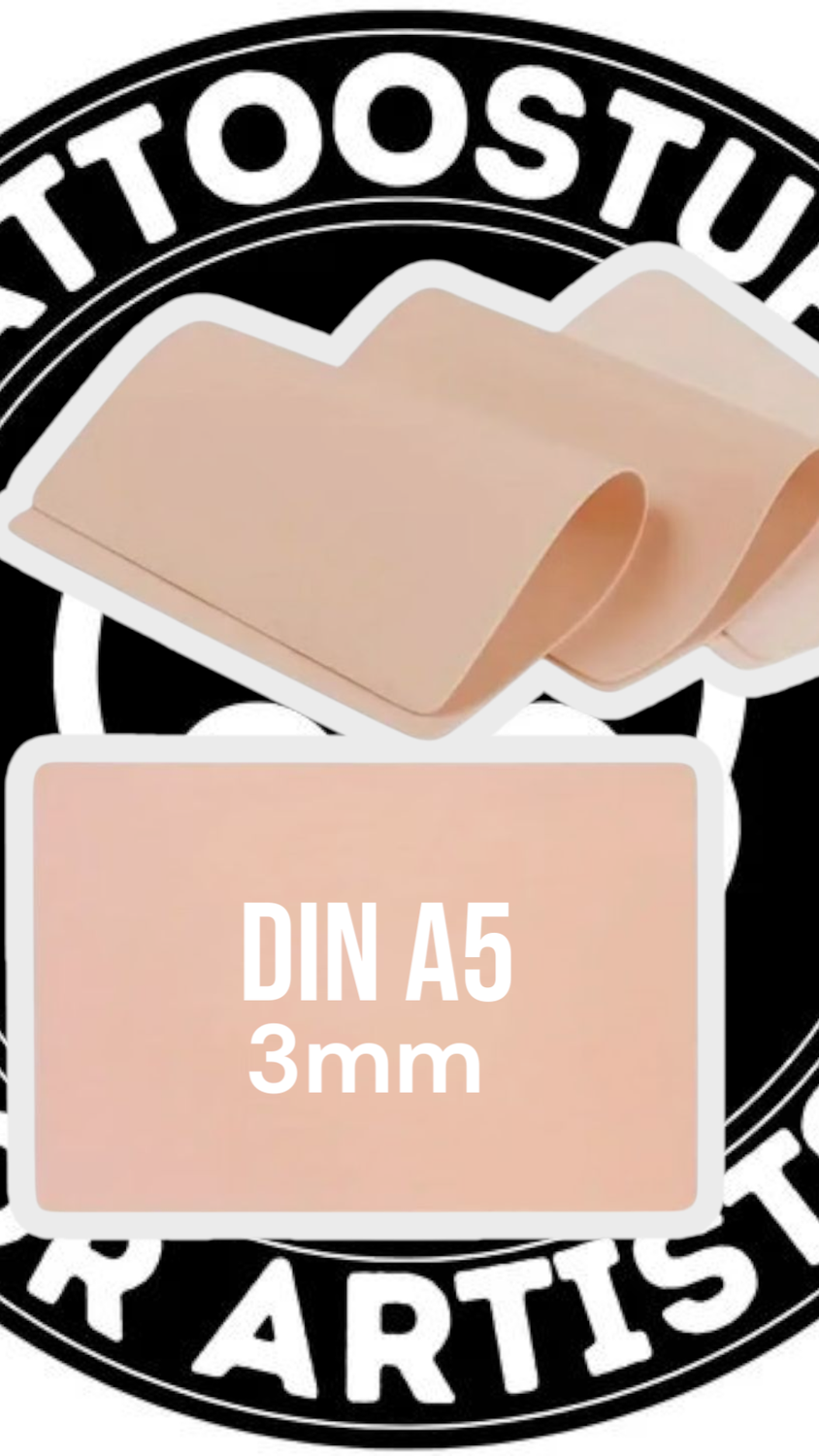 5x Reelskin Tattoo Übungshaut DIN A5 in 3mm