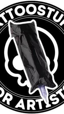 100 Tattoo Pen Cover Bags Schwarz