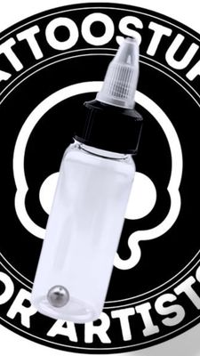 FARBFLASCHE KLEIN 30ML MIT KUGEL "Staffelpreis"