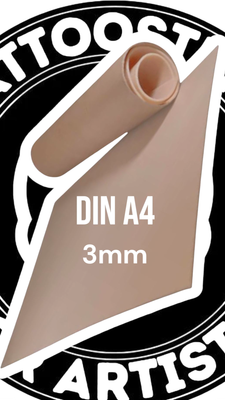 Tattoo Übungshaut Realfeelskin DIN A4 in 3mm