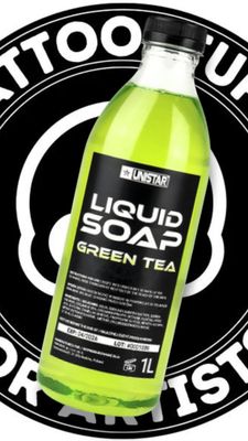 UNISTAR Grüner Tee Tattoo Seife 1l