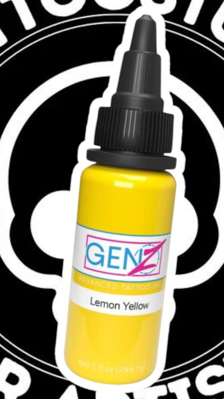 INTENZE INK "LEMON YELLOW" 30ML