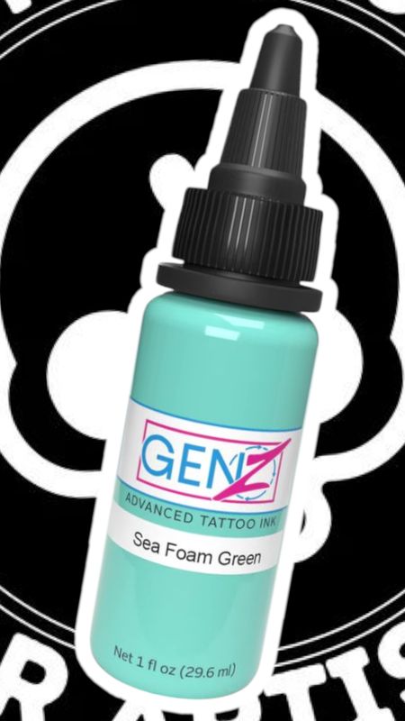 INTENZE INK "SEA FOAM GREEN" 30ML