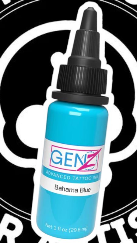 INTENZE INK "BAHAMA BLUE" 30ML